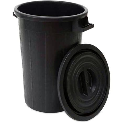 ICS Cubo de basura 110 L con tapa