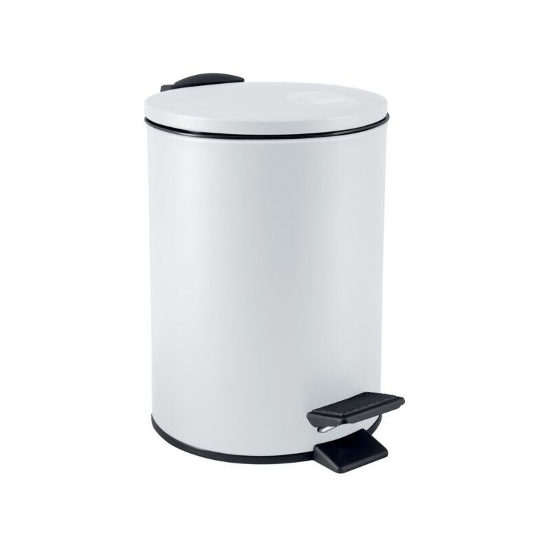 

Spirella Cubo de pedal Acero ADELAR 3L Blanco Mate - Blanco