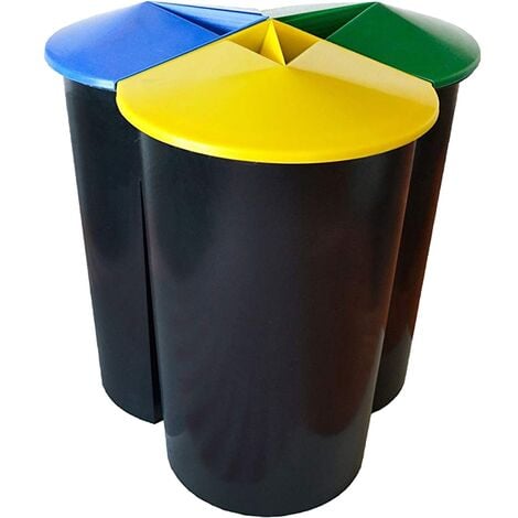 Elegante cubo de basura de cocina de 40 litros para recogida