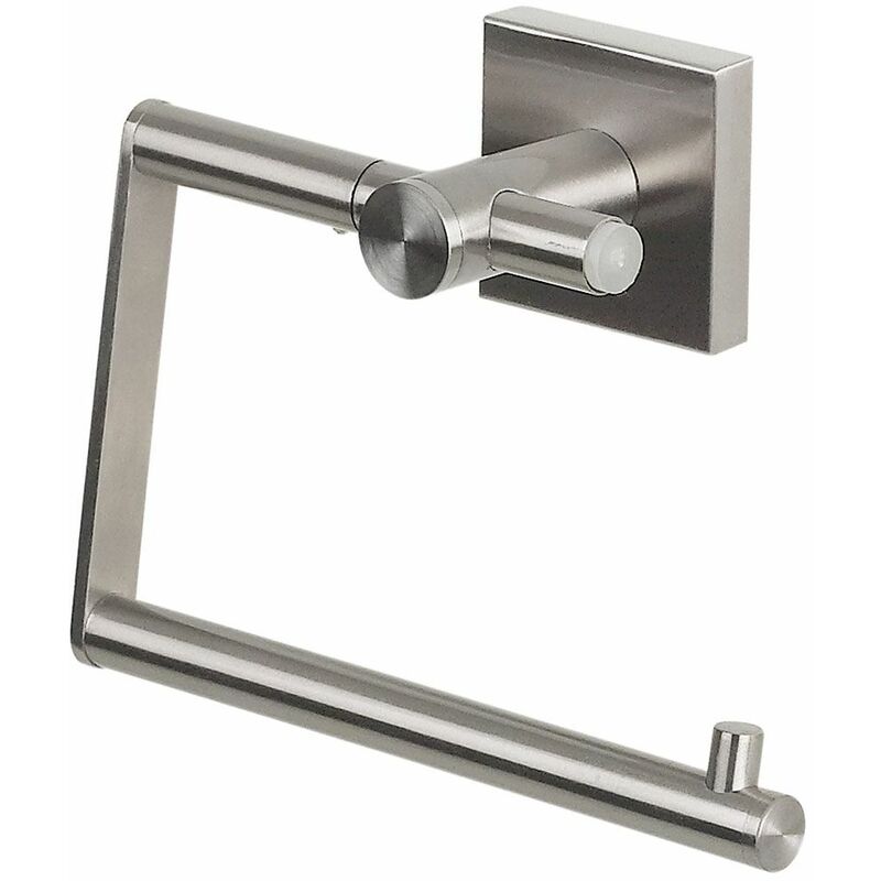 

Dispensador de papel higienico de metal en color cromado mate 14 cm - Spirella