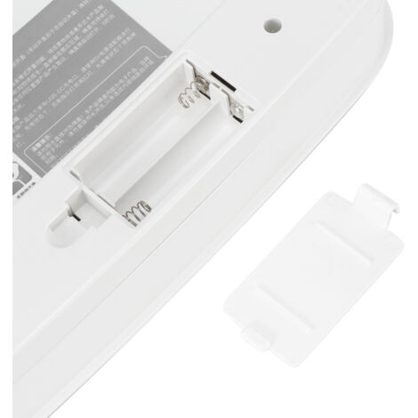 Cubo de basura automático de 14 litros con infrarrojos, detección silenciosa y cierre retardado para cocina, baño, oficina y hogar, color blanco ABS.