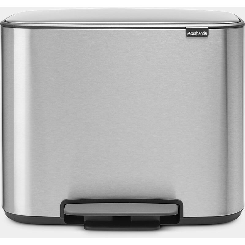 

Cubo de Basura Bo Pedal Matt Steel Antihuellas 11+23L - Brabantia