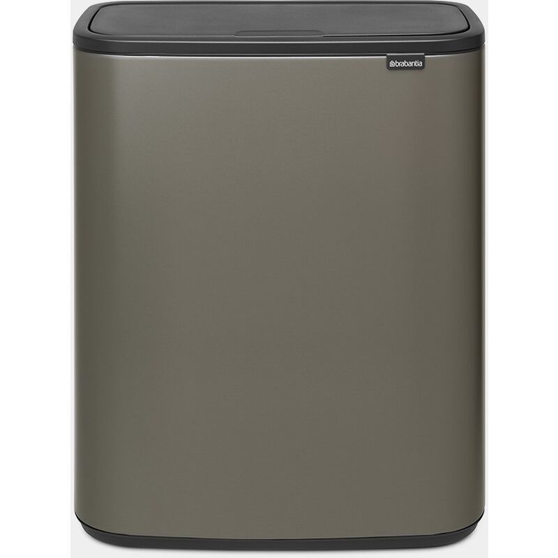 

Cubo de basura Brabantia Bo Touch Bin Platinum 2x30L