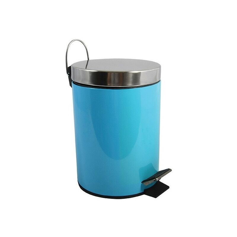 

M S V - MSV Cubo de pedal Acero Inoxidable 5L Azul - Azul