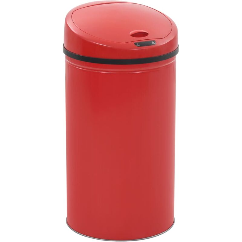 

Cubo de Basura con Sensor 42 L Rojo - Rojo - Vidaxl
