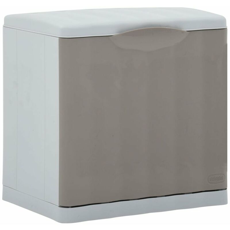 

Cubo de basura con separacion gris taupe 20 L 40x30x40 cm