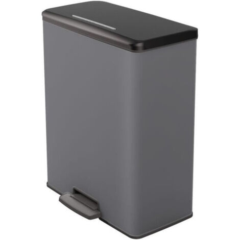 Cubo de basura Curver Gris