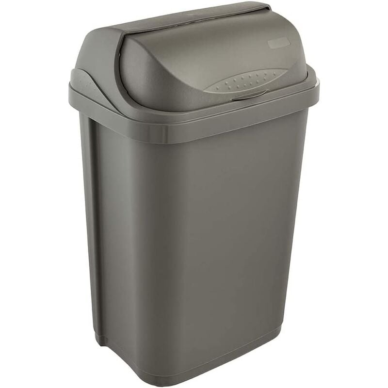 

Cubo de Basura ECO con Tapa Deslizante, 25 l, Rasmus, Gris