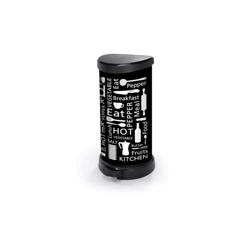 

Cubo Basura Con Pedal 40Lt 33X25X55Cm Cubeta Extraible Acero Plata - Curver