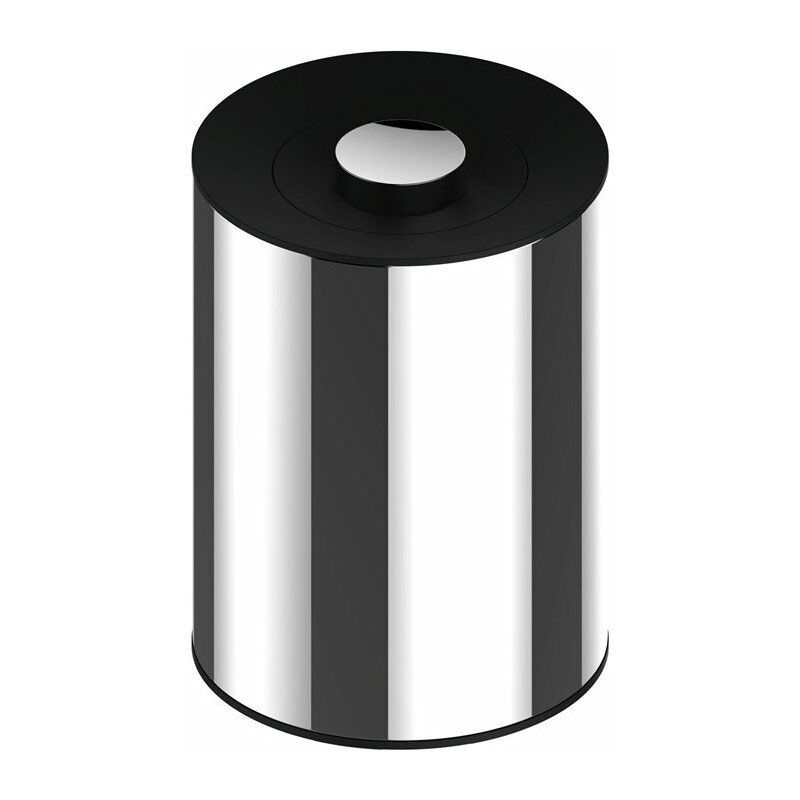 

Cubo de basura PLAN aluminio pintado negro-gris - Keuco