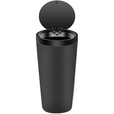 Cubo de basura portátil, compacto y multifuncional para coche, fácil de instalar en cualquier vehículo. Cubo de basura portátil con tapa para