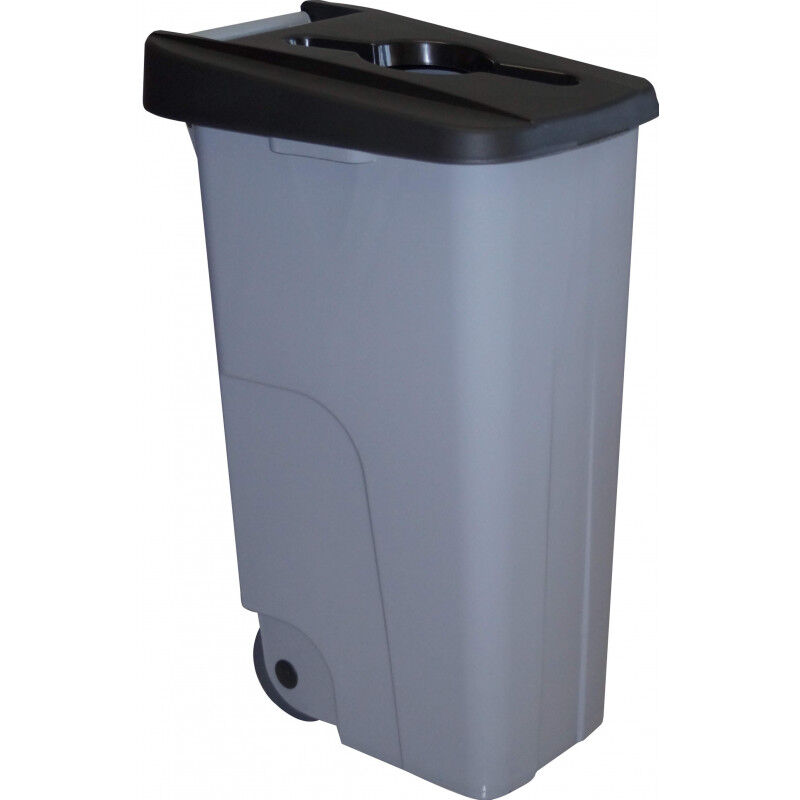 

Denox - Cubo de Basura Reciclo 85 litros abierto Negro