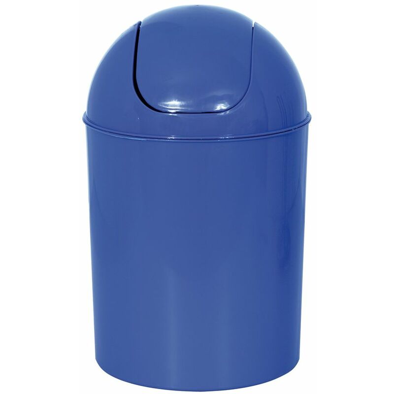 

Cubo de basura Redondo Azul (7L) (Reacondicionado B)