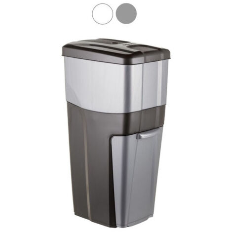 Cubo de basura selectiva Trypla Blanco L 38 Bama