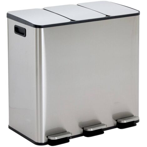 Cubo de clasificación ariane 3x18l acero inoxidable - 5five