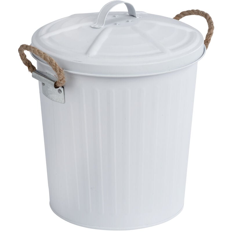 

Cubo de cósmetica Gara blanco mate