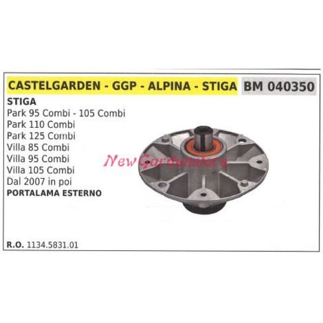 Cubo de cuchilla para tractor cortacésped con asiento PARK 95 105 COMBI STIGA 040350