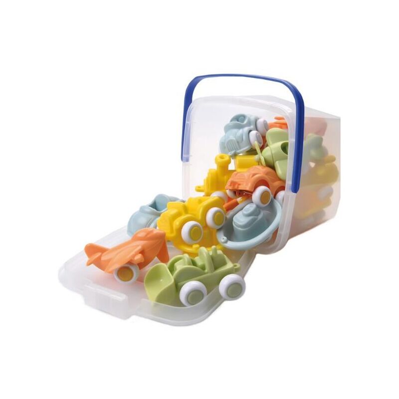 

Cubo de ECO-Vehículos, aviones y barcos Vikingtoys
