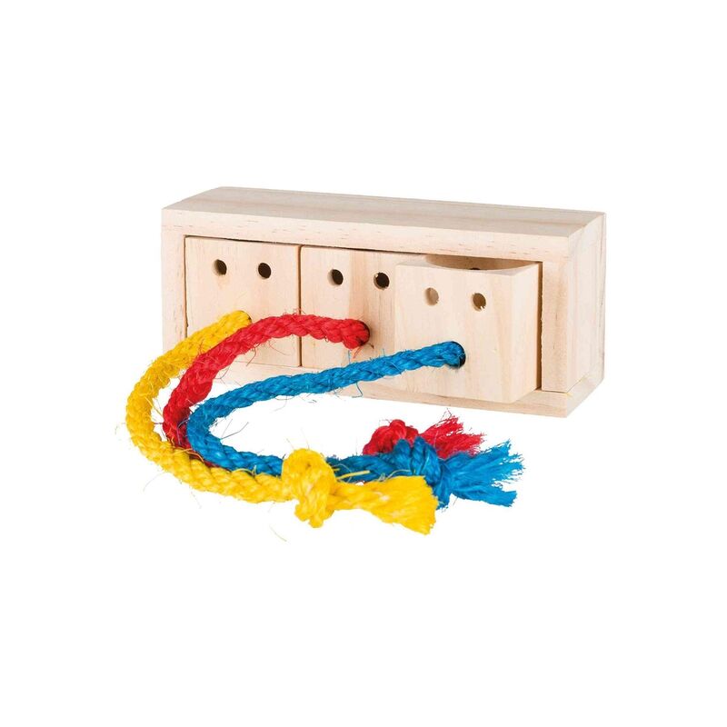 

Cubo de snacks, Interactivo, Madera, 16x16x7cm - Trixie