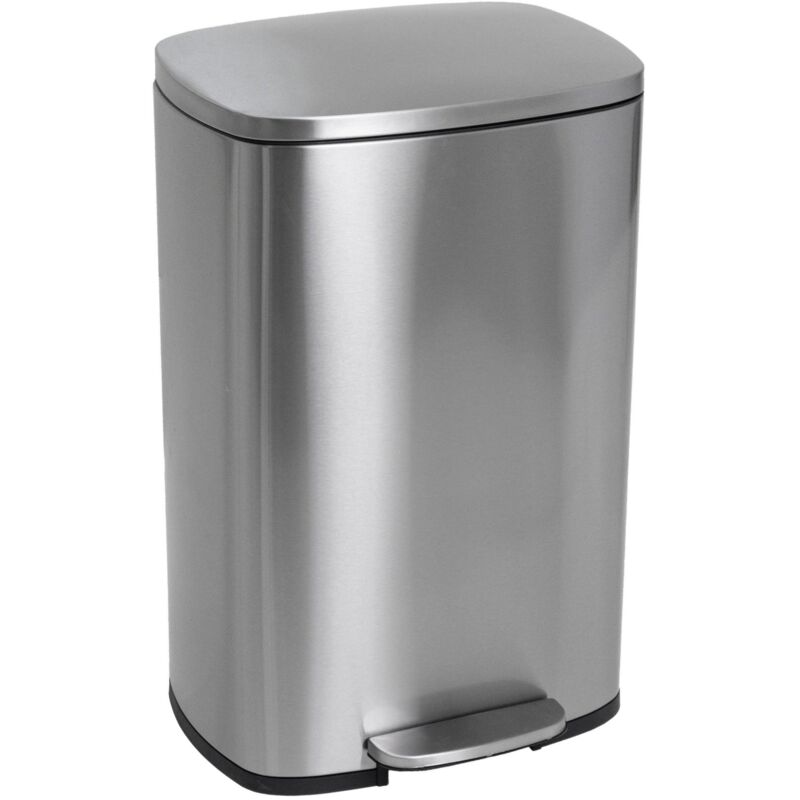 

Cubo de pedal 50L Diseño ADMIRAL en acero inoxidable cepillado con cubo y cierre suave