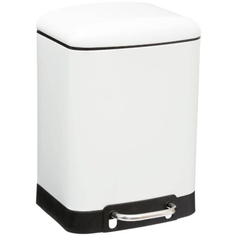 Cubo de pedal 6l ariane blanco - 5five
