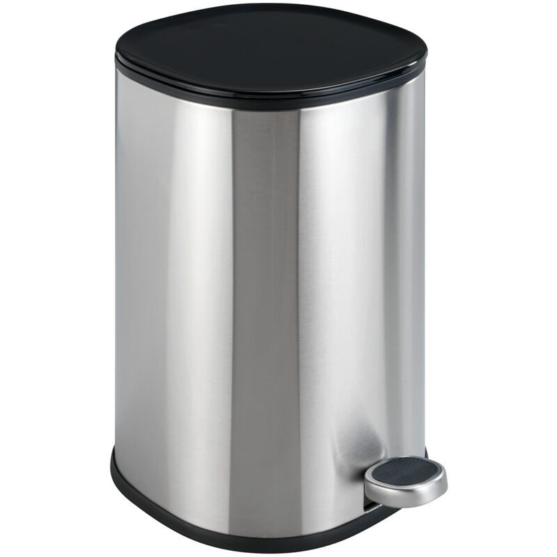 

Cubo de basura con pedal papelera cosméticas cocina baño Nant plata - Wenko