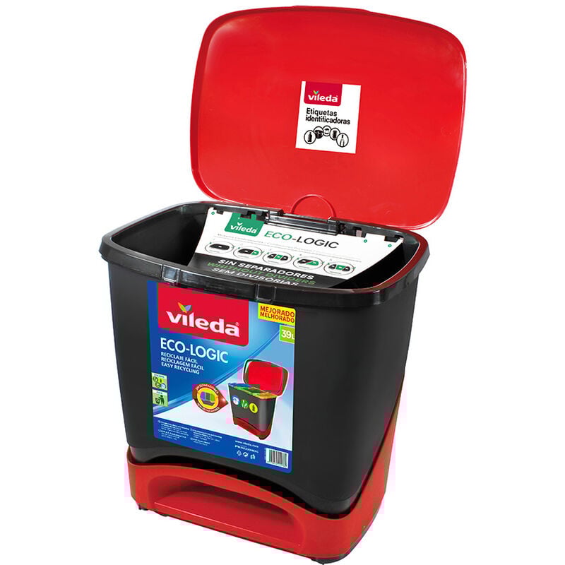 

VILEDA Cubo de reciclaje compacto 142239 vileda
