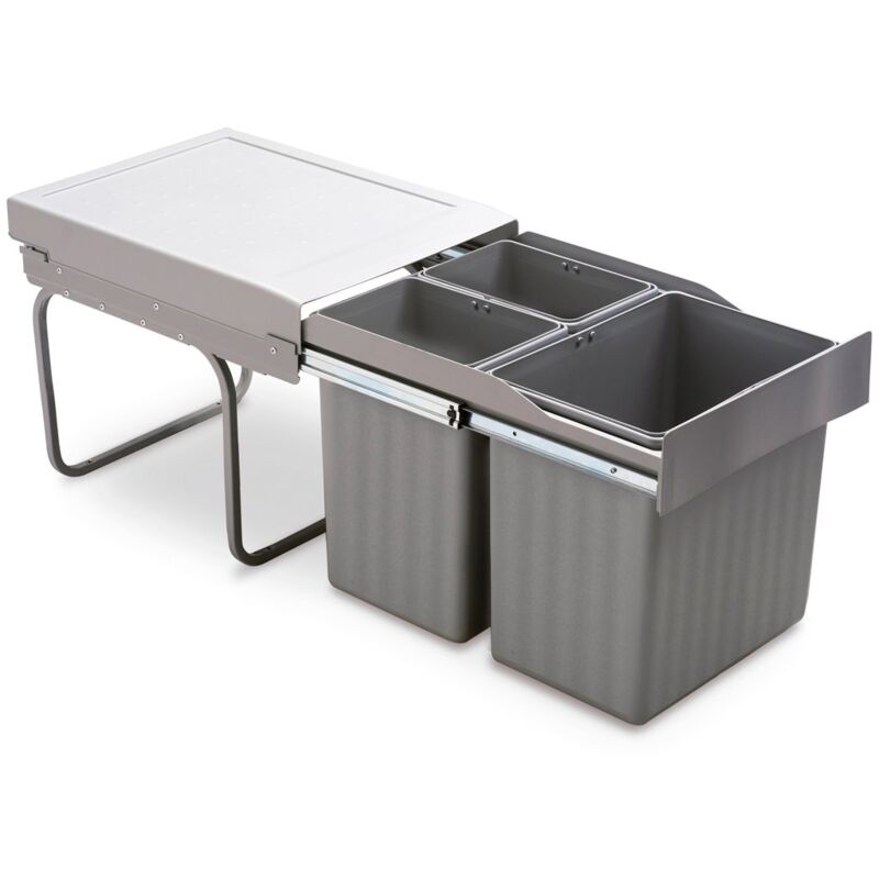 

Gollinucci - Cubo Lombardo Gris M40 1X16-2X7,5L - Gris