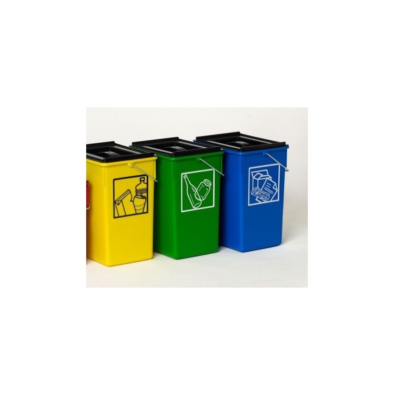 

Cubo ecologico selectivo 15l con tapa