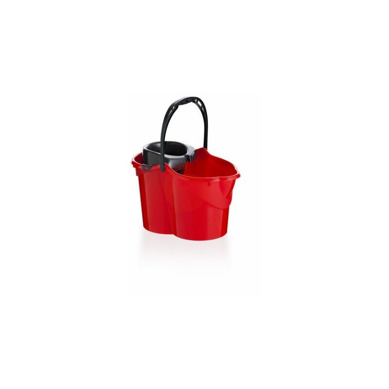 

Cubo Fregona Con Escurridor 16L Rojo