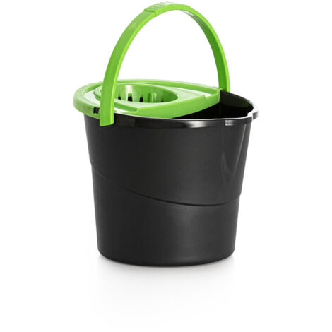 CUBO ESCURRIDOR REDONDO NEGRO NICE 12L