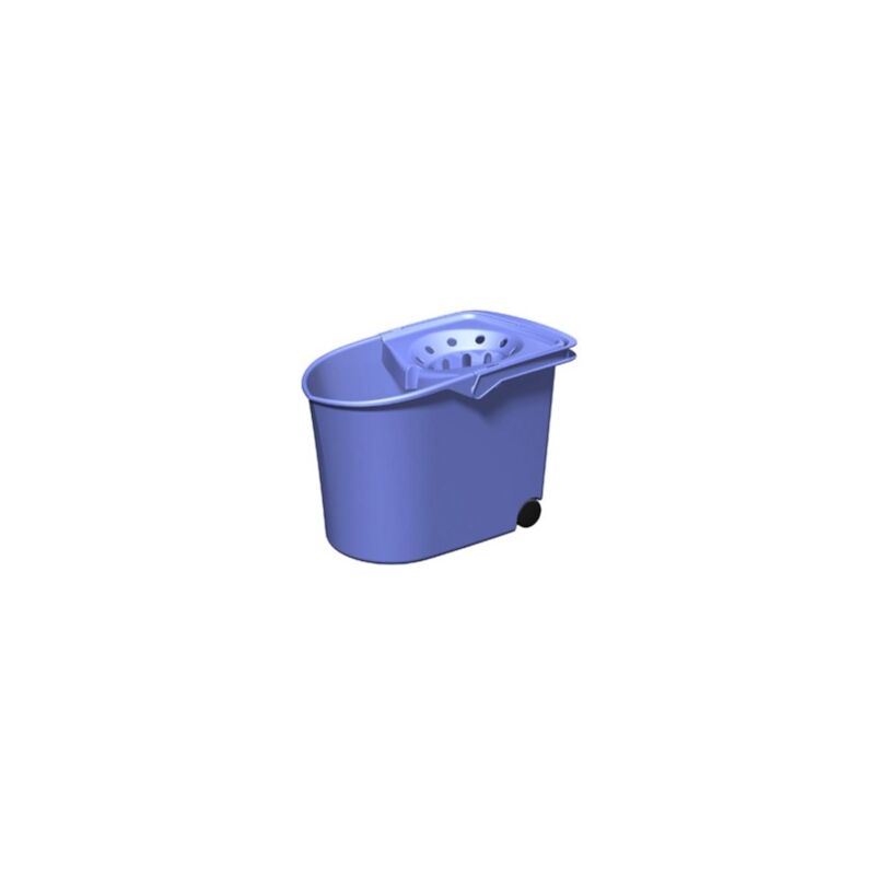 

Cubo escurridor cruedas azul