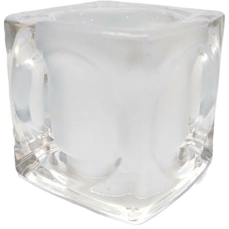 CUBO Glasschirm 7x7cm Öffnung 3cm matt