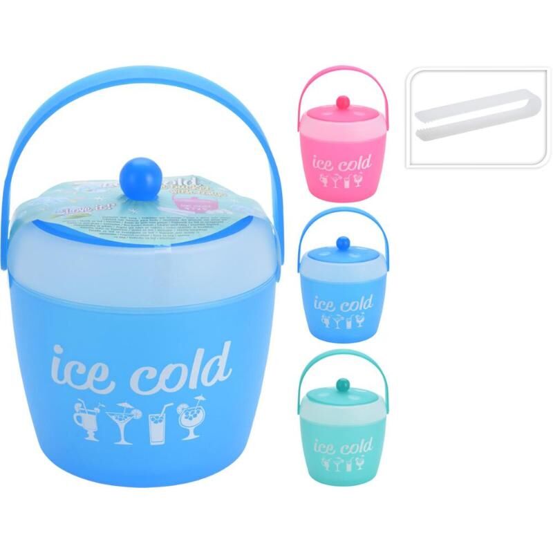 

BLUNGI cubo hielo plastico con pinza 1,8 l. surtido