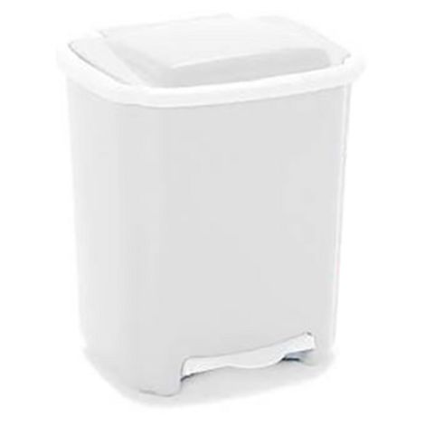 Cubo higiénico blanco con pedal 10 Lt 6751 Universal