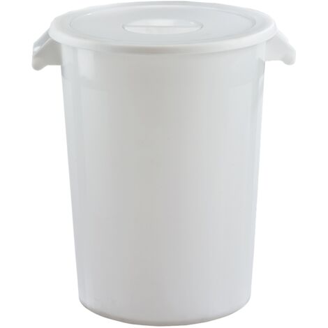 Cubo Industrial 100 litros. Blanco
