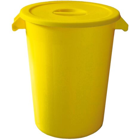 Cubo industrial 100 litros. coloreAmarillo