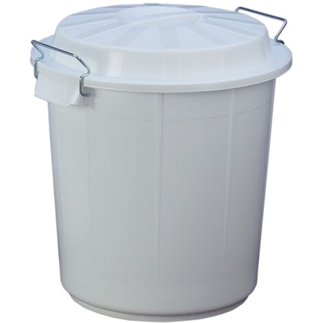 Cubo Industrial 50 litros. Blanco