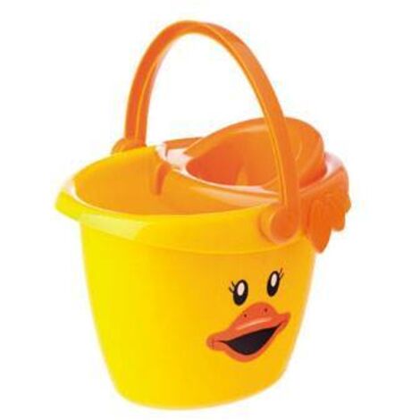 CUBO INFANTIL CON ESCURRIDOR + FREGONA DUCKS - 7543