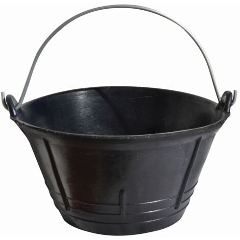 Cubo italiano Ferko de caucho de 10L