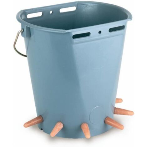 Cubo KERBL tetón 8L para corderos (6 salidas)