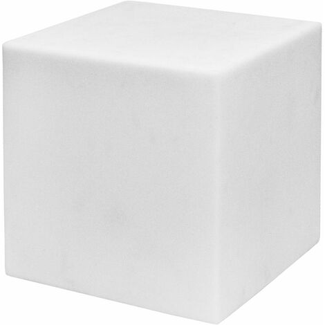 Cubo Luminoso da Giardino a LED 40x40 cm in Resina 5W Cube Multicolore