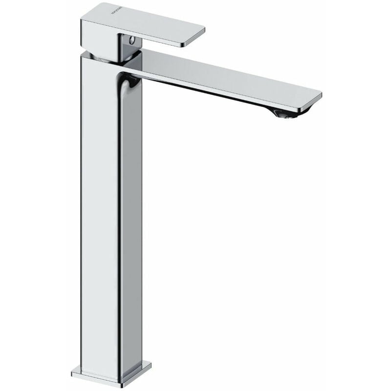 Robinet mitigeur lavabo réhaussé cubo Chromé brillant