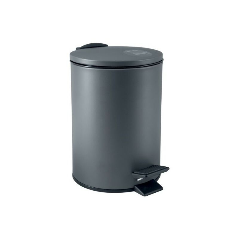 

Cubo de pedal Acero ADELAR 5L Gris Mate - Gris - Spirella