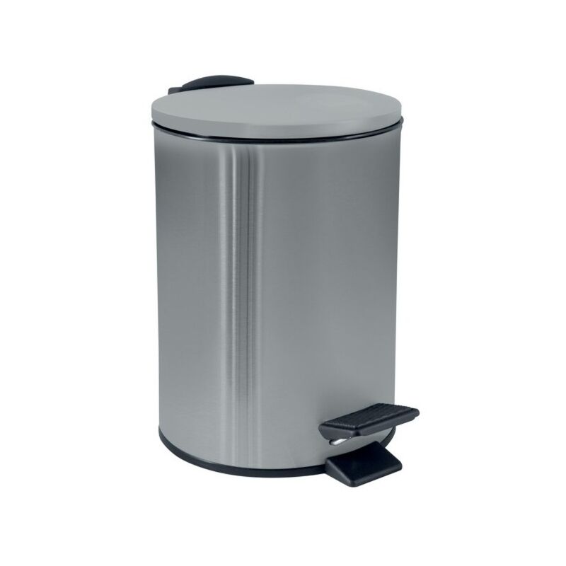 

Cubo de pedal Acero ADELAR 3L Acero Mate - Gris - Spirella