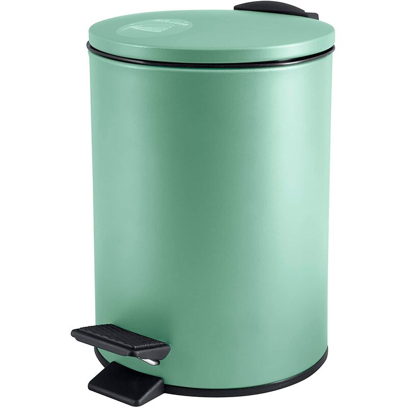 

Cubo de basura 'Adelar' 5L de acero inoxidable en color verde mate 26,7 x 20,5 x 20,5 cm - Spirella