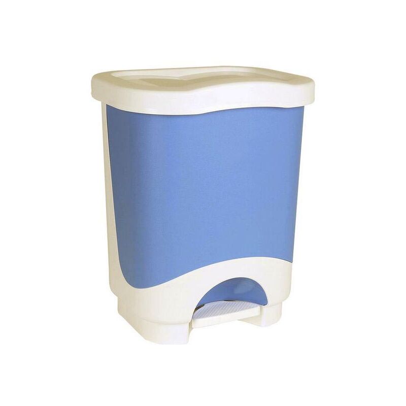 

Cubo para la basura con pedal tontarelli azul crema Rogal