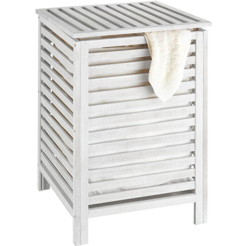 

Cubo para la ropa sucia Norway blanco natural WENKO