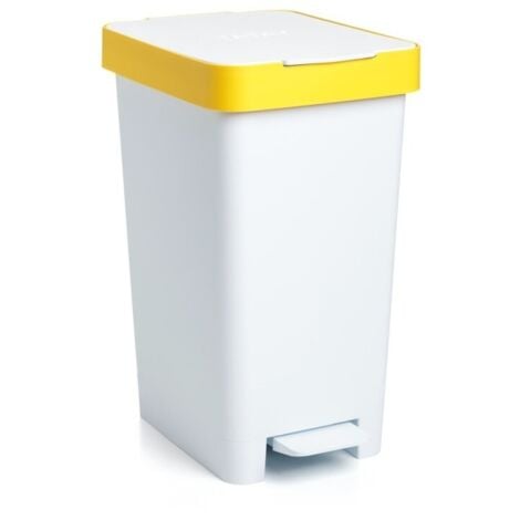 TA-TAY Cubo recic. 25 lt c/pedal tatay pp bl/ama smart 1021002 1 ud