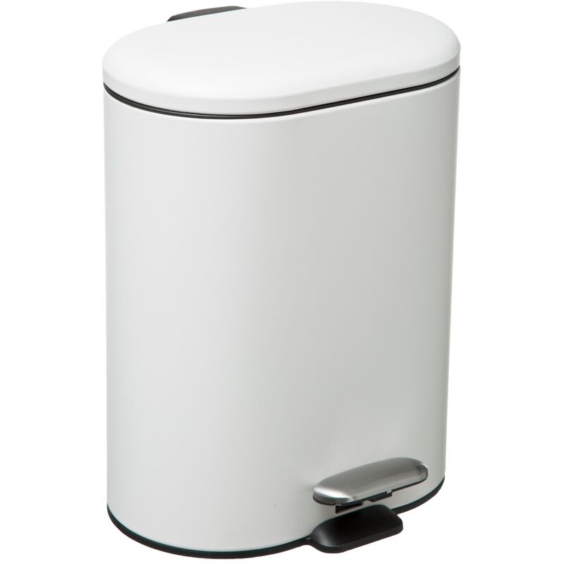 

Cubo pedal acero inoxidable Siliflex 6 L blanco